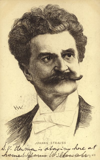 Johann Strauss portréja II alkotó: Austrian School