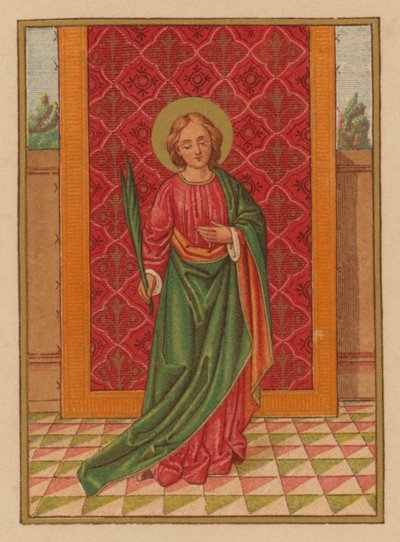 S Lucia (chromolitho) alkotó: Austrian School