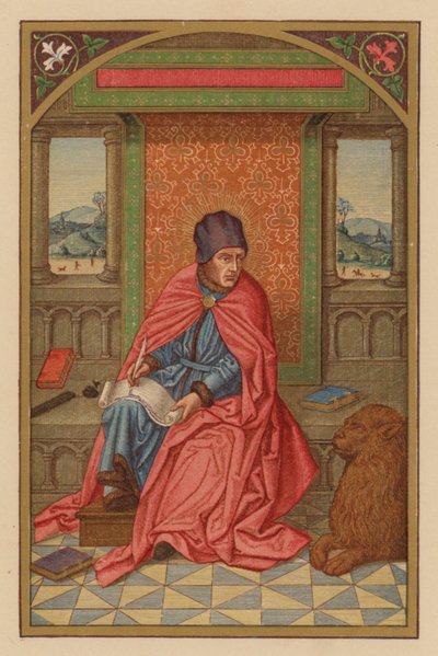 S Marcus Ev (chromolitho) alkotó: Austrian School