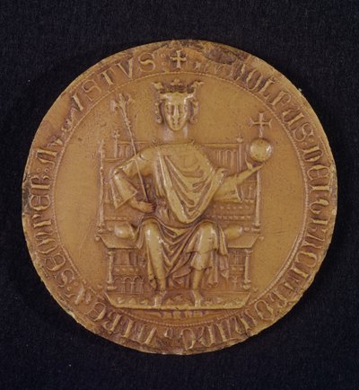 Habsbourg I. Rudolf (1218-91) pecsétje, 1289 (viasz) alkotó: Austrian School