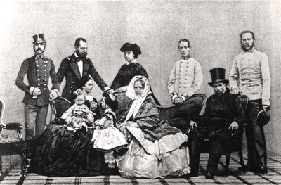 Az osztrák császári család, 1860 alkotó: Austrian School