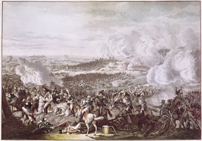 Napóleon repülése (1769-1821) a waterlooi csata után, 1815. június 18., 1815-30. alkotó: Austrian School