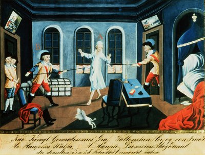 Albrecht von Wallenstein meggyilkolása alkotó: Austrian School
