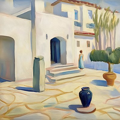 Az Elegant Woman udvara alkotó: Avanesova Elena