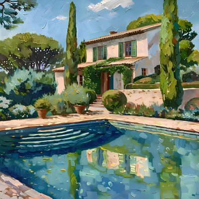 Napos mediterrán villa alkotó: Avanesova Elena