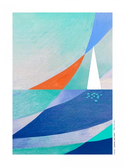 Geometrikus óceáni vitorlás alkotó: Awol Art Alex