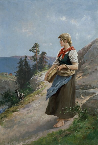 Ülő lány alkotó: Axel Hjalmar Ender
