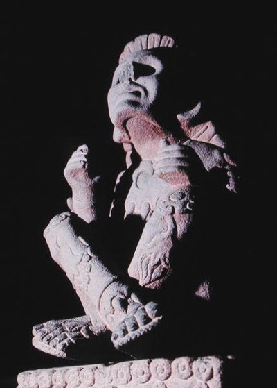Xochipilli (lásd még: 217529), késői posztklasszikus időszak (1300-1521) (kő) alkotó: Aztec Aztec