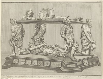 Temetési emlékmű II. Engelbrecht Nassau-Dillenburg-Breda grófja számára, 1504 alkotó: B.F. Immink