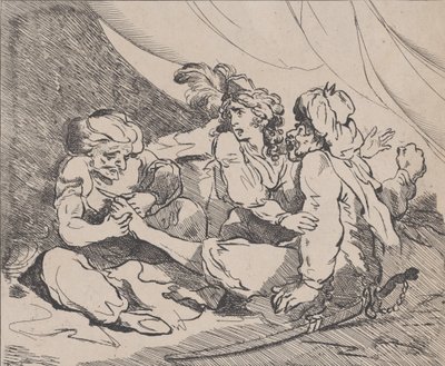 A török kukoricavágó, 1801. szeptember 7. alkotó: B.F. Scott