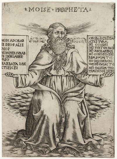 Mózes próféta alkotó: Baccio Baldini