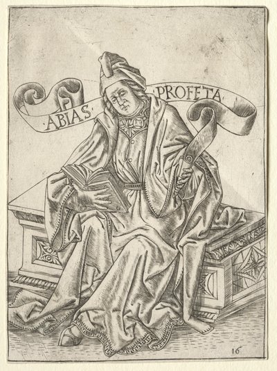 A próféták: Abdiás, Kr. e. 1470-1475. alkotó: Baccio Baldini