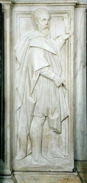 Próféta (márvány) alkotó: Baccio Bandinelli