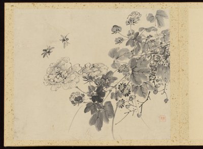 "Kifinomult elegancia a négy évszakban" (Shiji seiga), Album of Flower Paintings alkotó: Baiitsu Yamamoto