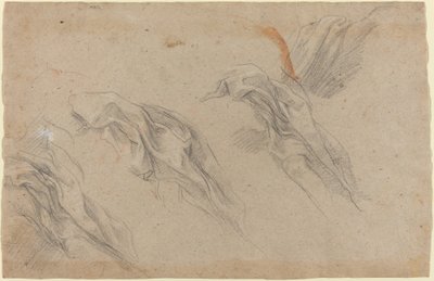 Drapery Studies [rekto] alkotó: Baldassare Franceschini
