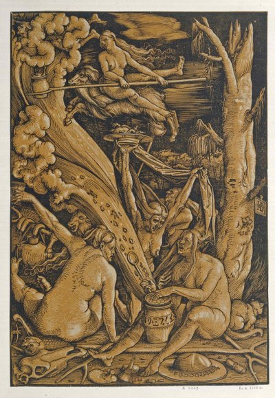 Boszorkányok, 1510. alkotó: Baldung