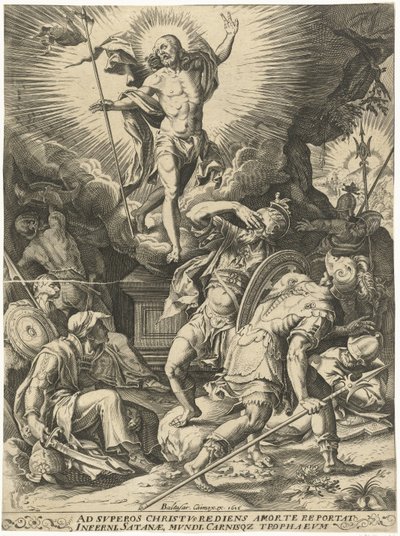 Krisztus feltámadása alkotó: Balthasar Caymox