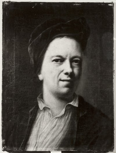 Férfi portréja, feltehetően önarckép alkotó: Balthasar Denner