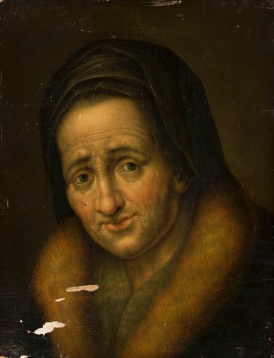 Idősebb nő portréja alkotó: Balthasar Denner