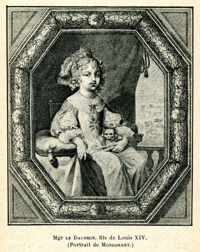 Cabanès, Hercegek nevelése005 Mgr. a Dauphin, XIV. Lajos fia alkotó: Balthasar Moncornet