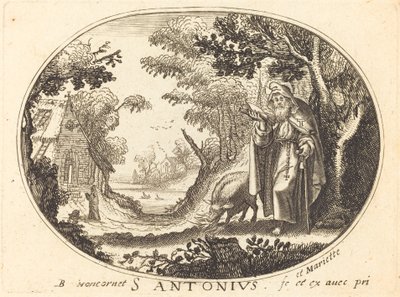 Szent Antal alkotó: Balthasar Moncornet
