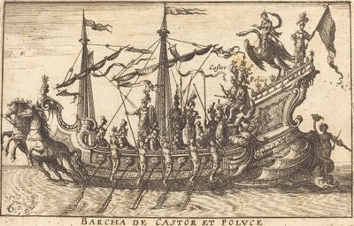 Bercha de Castor a Poluce alkotó: Balthasar Moncornet after Remigio Cantagallina