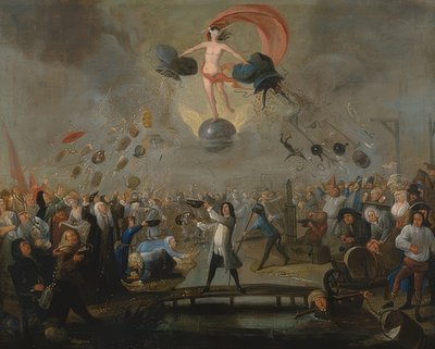 A sors allegóriája. 1730 körül alkotó: Balthasar Nebot