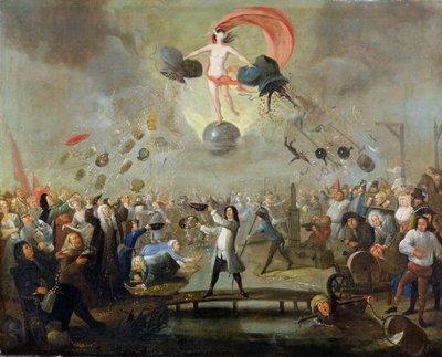 Szerencse allegóriája, 1730 körül (olaj, vászon) alkotó: Balthasar Nebot