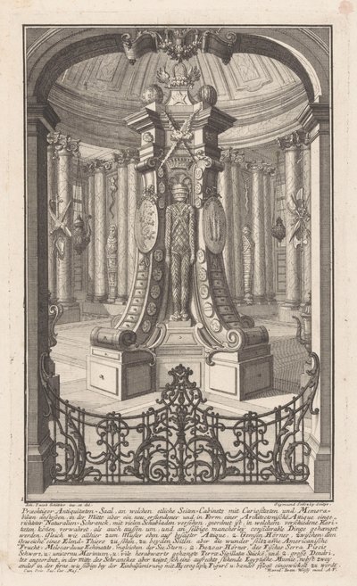 Régiség szoba alkotó: Balthasar Sigmund Setletzky