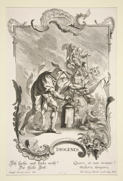 Diogenes alkotó: Balthazar Sigismond Setlezky