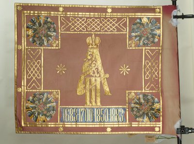 A Leib-Gárda Preobraženszkij-ezred zászlaja, 1883 alkotó: Banners and Standards Flags