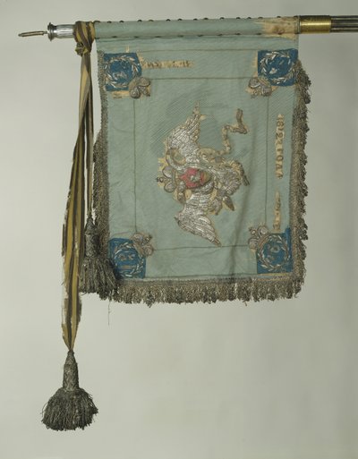 Az Őfelségei Életőrző Cuirassier Ezred Szent György szabványa, c. 1830 alkotó: Banners and Standards Flags