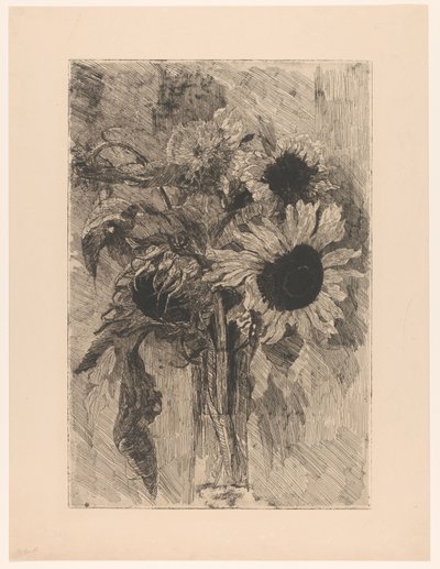 Napraforgó vázában alkotó: Barbara Elisabeth van Houten (signed by artist)