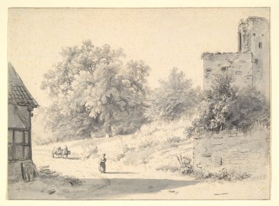 Tájkép alkotó: Barend Cornelis Koekkoek