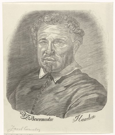 Jacob Cornelisz portréja. alkotó: Barend Johannes Bouwmeester