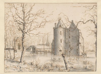 Kilátás a kastélyra Frisselstein, Veghel alkotó: Barend Klotz (attributed to)
