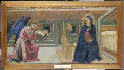 Angyali üdvözlet (tempera nyárfán) alkotó: Barnaba da Modena