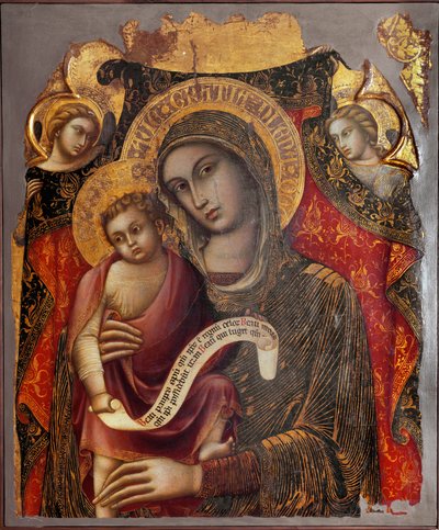 Szűz gyermekkel (Festmény alkotó: Barnaba da Modena