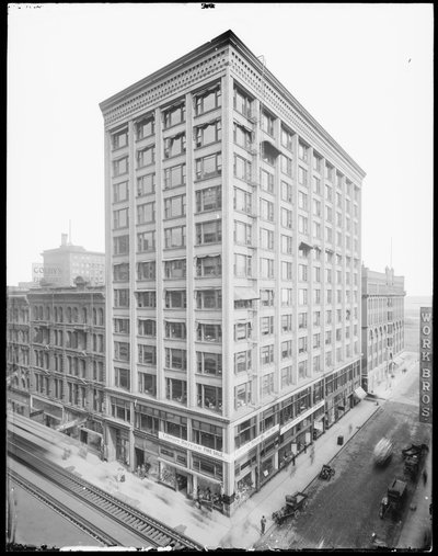 Powers Building, Chicago, Illinois, USA, 1903 körül (f/w fotó) alkotó: Barnes and Crosby