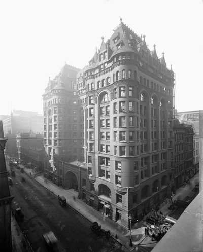 Női Templom épülete: South LaSalle Street 102-116, Chicago, Illinois, USA, 1905 körül (f/w fotó) alkotó: Barnes and Crosby