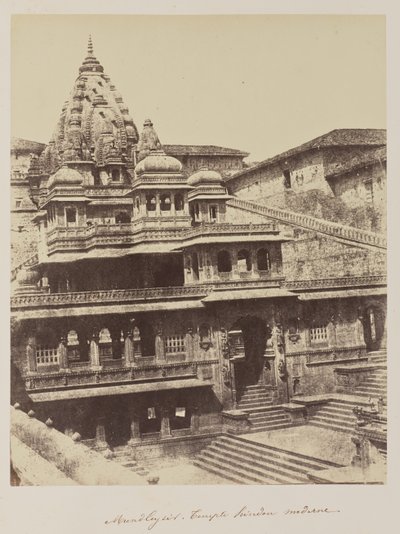 Mundleysir, Temple hindou moderne alkotó: Baron Alexis de La Grange