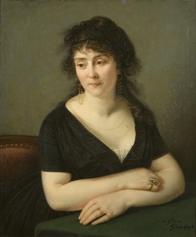 Madame Bruyere portréja alkotó: Baron Antoine Jean Gros