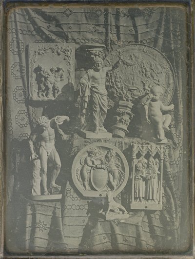Csendélet gipszöntvényekkel alkotó: Baron Armand-Pierre Séguier
