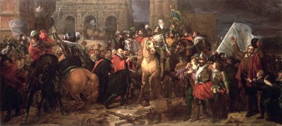 IV. Henrik beutazása Párizsba, 1594. március 22. (1817-ben festve) alkotó: Baron François Pascal Simon Gérard