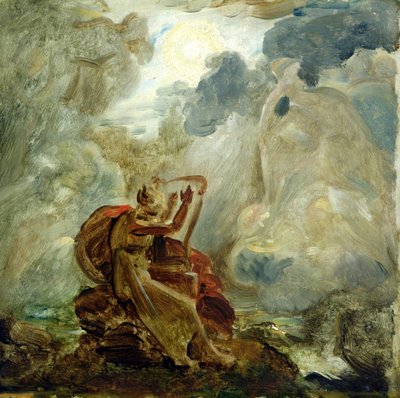 Ossian felidézi a szellemeket hárfájával a Lora folyó partján, 1811 körül (lásd: 146776) alkotó: Baron François Pascal Simon Gérard