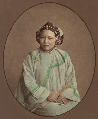 Lanxchow lány, 1870-es évek. alkotó: Baron Raimund von Stillfried