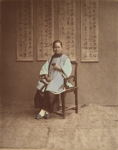 Lány Sanghajból, 1870-es évek. alkotó: Baron Raimund von Stillfried