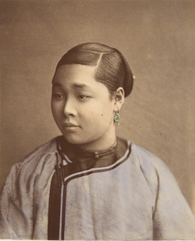 Lány Sanghajból, 1870-es évek. alkotó: Baron Raimund von Stillfried