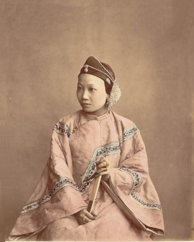 Lanxchow lány, 1870-es évek. alkotó: Baron Raimund von Stillfried