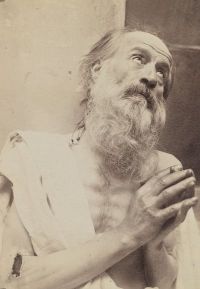 [Férfi portréja imádkozik] alkotó: Baron Wilhelm von Gloeden